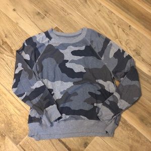 Aerie Blue Camo Sweatshirt
